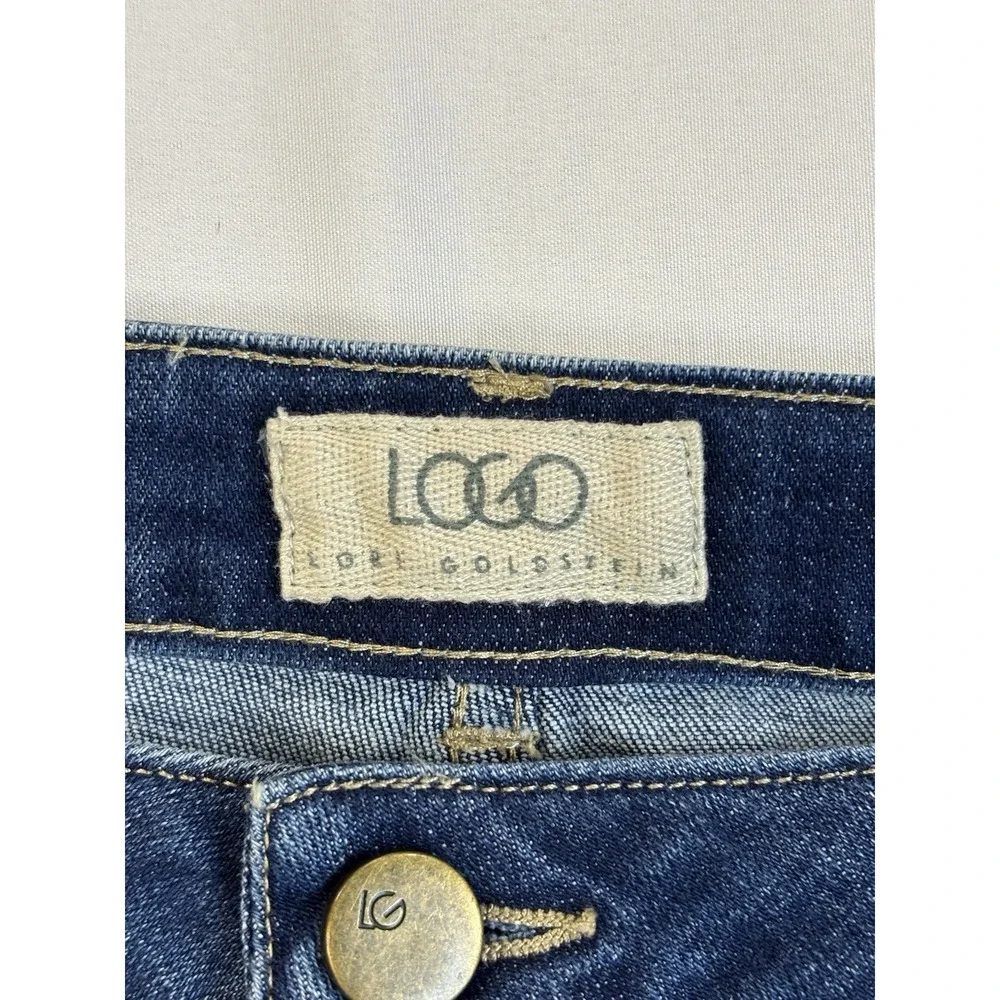 LOGO‎ Lori Goldstein Women's 16 Sexy Boyfriend Jeans Classic Essential Everyday